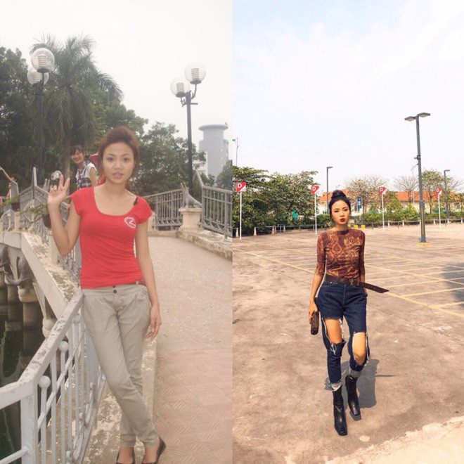 Cũng theo hai xu hướng "ngày ấy và bây giờ", nhiều cái tên lột xác thành công đã được cộng đồng mạng biết tới và trở hình mẫu "làm gương" cho sự nỗ lực đi tìm cái đẹp cho bàn thân.