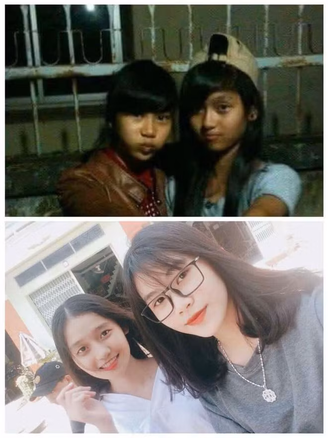 Không chỉ khoe sự thay đổi của riêng bản thân mình mà nhiều dân mạng còn sẵn sàng đưa cả những "đứa bạn thân" của mình vào trong khung ảnh để thấy rõ sự lột xác.