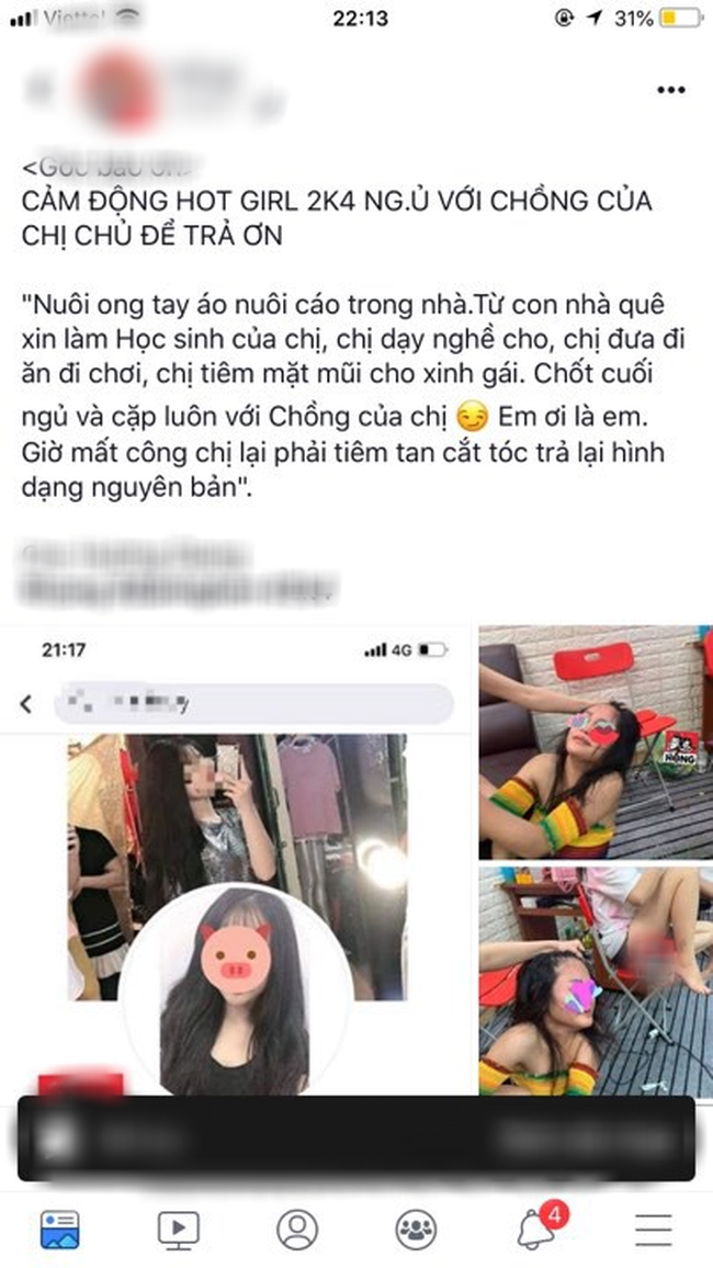 Hai hung thieu nu 15 tuoi bi chu tiem spa danh ghen, cat 