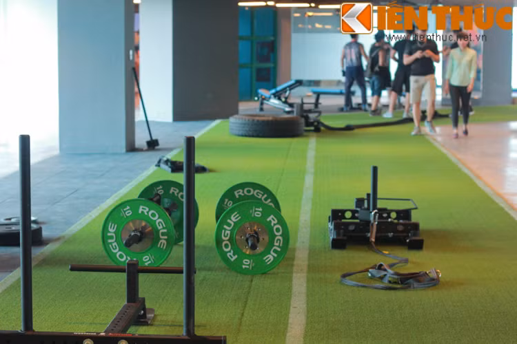 Swequity Fitness trên tầng 10 của Creative City.