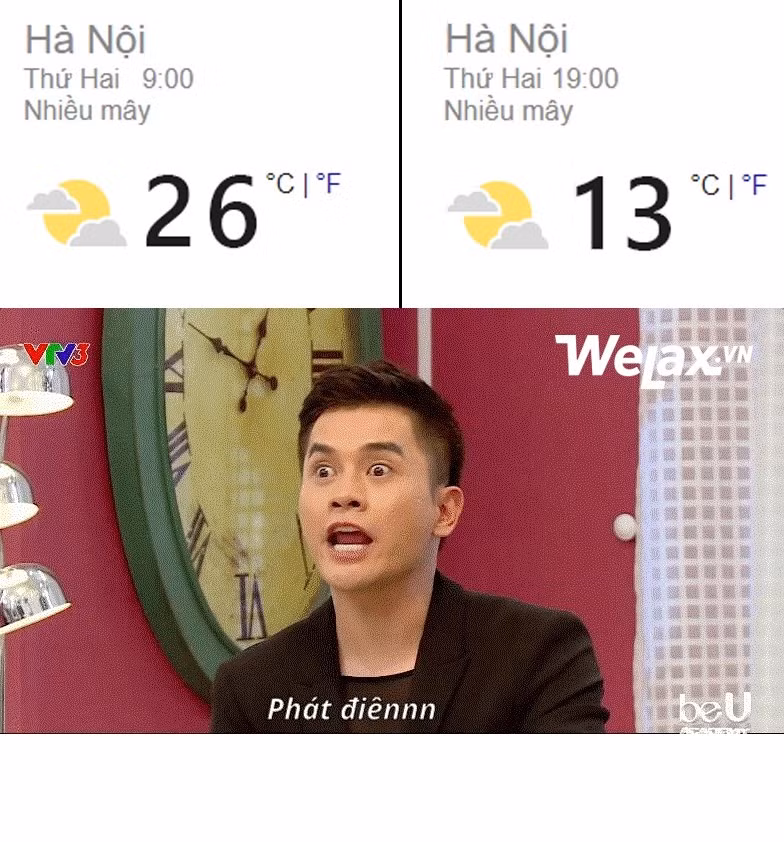 Cảm giác phát điên với thời tiết là tình trạng chung của nhiều người.