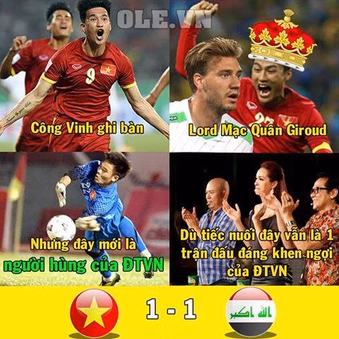 Dù tiếc nuối nhưng đây vẫn là một trận đấu đáng khen ngợi của ĐT Việt Nam.