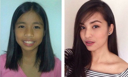 "Ngày xưa đen đúa trông già quá, giờ nhờ công nghệ đúng là nhìn trẻ ra vài tuổi". Đó là tâm sự của cô bạn có nickname Hà Anh.