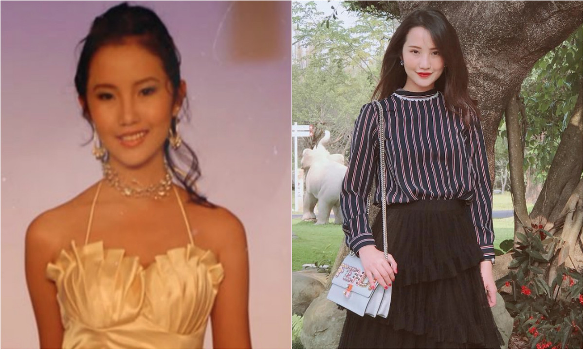 Hình bên trái là ảnh chân dung Thanh Huyền chụp năm lớp 6. Còn ảnh bên phải là gương mặt của cô bạn hiện tại khi 24 tuổi. Không đọc hết caption mà chỉ xem ảnh thì chắc chắn bạn sẽ nghĩ đây là 2 mẹ con luôn!Ảnh: Thanh Huyền