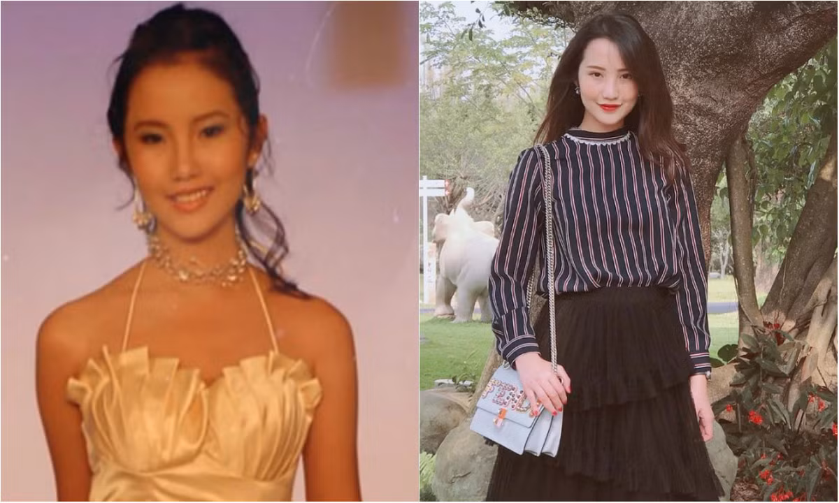 Hình bên trái là ảnh chân dung Thanh Huyền chụp năm lớp 6. Còn ảnh bên phải là gương mặt của cô bạn hiện tại khi 24 tuổi. Không đọc hết caption mà chỉ xem ảnh thì chắc chắn bạn sẽ nghĩ đây là 2 mẹ con luôn!Ảnh: Thanh Huyền