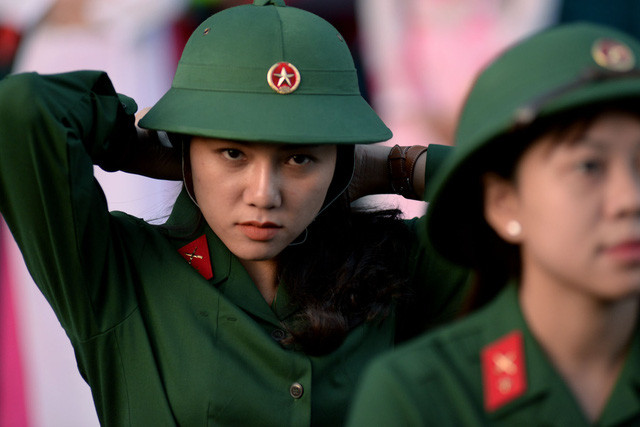 Quân đội là nơi rèn luyện và sau thời gian tập luyện chắc hẳn các bạn nữ sẽ có những trải nghiệm riêng.