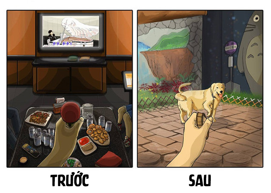 Ngày trước, bạn tha hồ đi chơi cùng bạn bè, karaoke thâu đêm cũng không sao. Từ khi xuất hiện chú chó thì bạn đã thành một "bảo mẫu" bất đắc dĩ cho những "đứa con" hay nhõng nhẽo, cần được cho ăn và dắt đi dạo mỗi ngày.