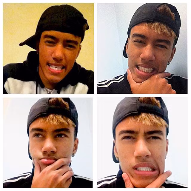 Từ khuôn mặt, vóc dáng cho đến những biểu cảm, Ruben có rất nhiều nét tương đồng với ngôi sao người Brazil - Neymar.