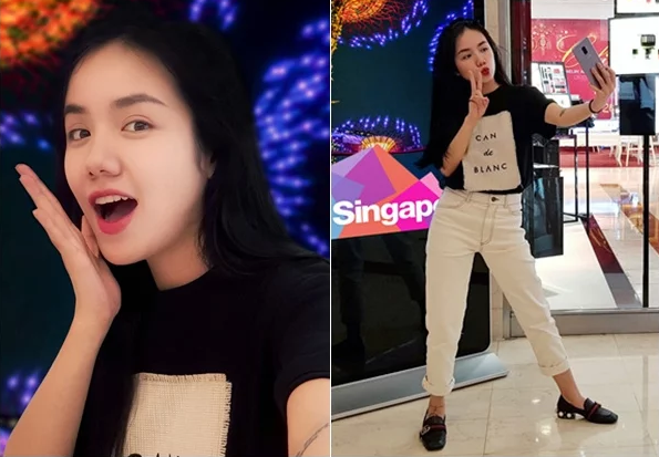 Phương Ly là một cô nàng lắm chiêu của showbiz và cô ca sĩ người Thanh Hóa luôn biết tạo ra sự khác biệt trong những bức ảnh tự sướng triệu like của mình.
