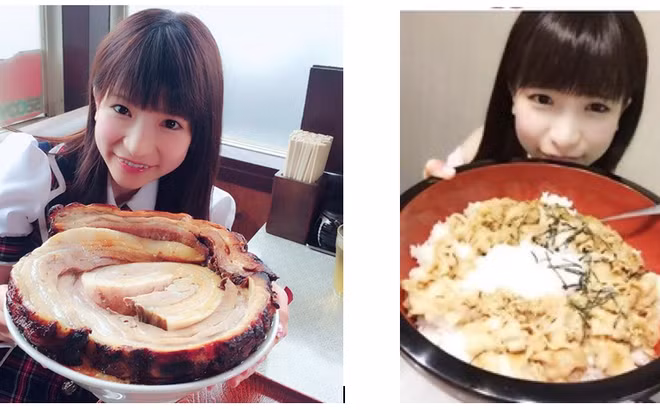 Việc được tận mắt chứng kiến sức ăn khủng khiếp của Moe Azu sẽ là cảm nhận hết sức thú vị với nhiều dân mạng Việt trong thời gian tới. Ảnh sử dụng trong bài: Facebook nhân vật.