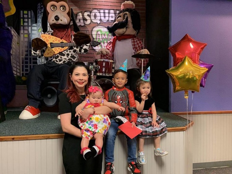 Ngo Kien Huy con lai gi khi con trai mung sinh nhat 7 tuoi