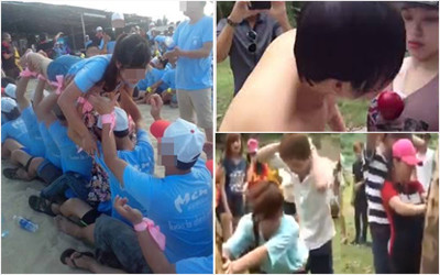 Trước đó cũng không ít những hình ảnh, clip về các trò chơi phản cảm của giới trẻ đã được CĐM đăng tải và thu hút sự chú ý của nhiều người.