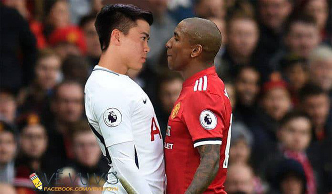 Thậm chí, Duy Mạnh còn được chế ảnh thay vào vị trí của Dele Ali cà khịa với Ashley Young.