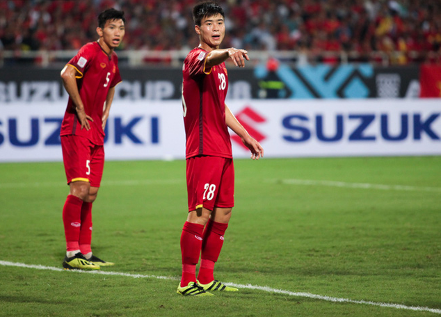 Tập trung, tỉnh táo, quyết liệt và dứt khoát là những điểm mạnh của Duy Mạnh mỗi khi vào sân thi đấu.