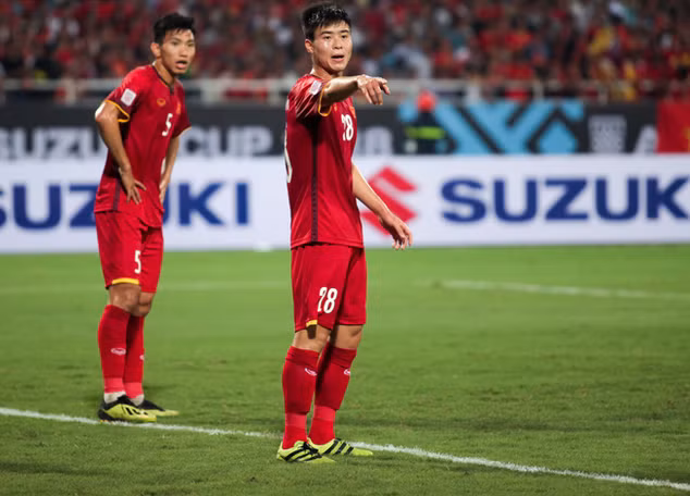 Tập trung, tỉnh táo, quyết liệt và dứt khoát là những điểm mạnh của Duy Mạnh mỗi khi vào sân thi đấu.