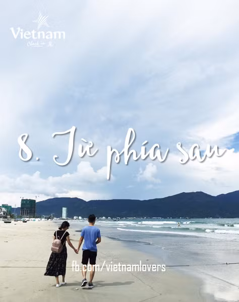 Chụp ảnh từ phía sau.