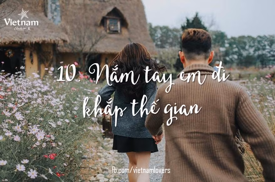 Trào lưu Follow me vẫn chưa hết hạ nhiệt với các cặp đôi. Ảnh sử dụng trong bài: Facebook Vietnamlovers.