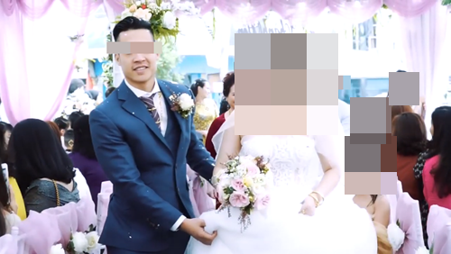 Hình ảnh đám cưới của N.A.T cũng đã được dân mạng tìm ra