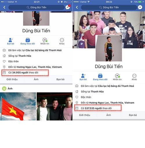 Việc giành vé vào chơi trận chung kết U23 châu Á của đội tuyển U23 Việt Nam đã làm nức lòng người hâm mộ. Ngay sau chiến thắng trước đội tuyển U23 Qatar chiều 23/1, tài khoản Facebook của các cầu thủ Việt Nam đã được người dùng mạng xã hội "săn lùng".