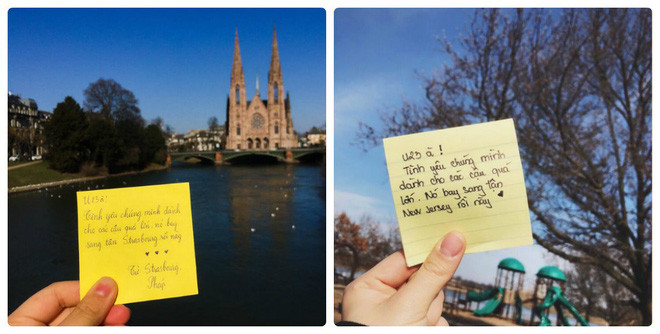 Những địa điểm đẹp trên thế giới được các bạn trẻ lựa chọn để quảng bá hình ảnh cho các cầu thủ U23 Việt Nam.