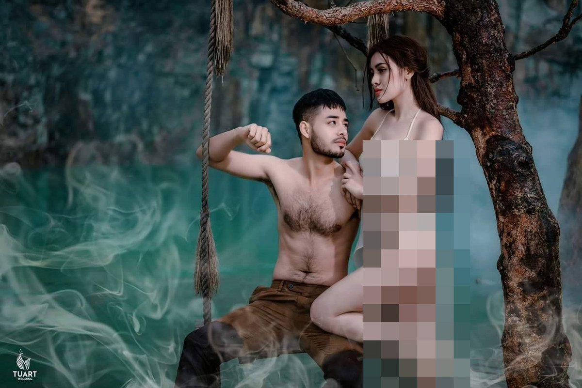 Hầu hết bình luận đều bày tỏ sự ngán ngẩm, phê phán cách ăn mặc phản cảm của nhân vật chính, gây mất mỹ quan và thiếu văn hóa và nặng nề hơn còn là vấy bẩn cả một không gian đẹp bởi sự "dung tục" của mình.