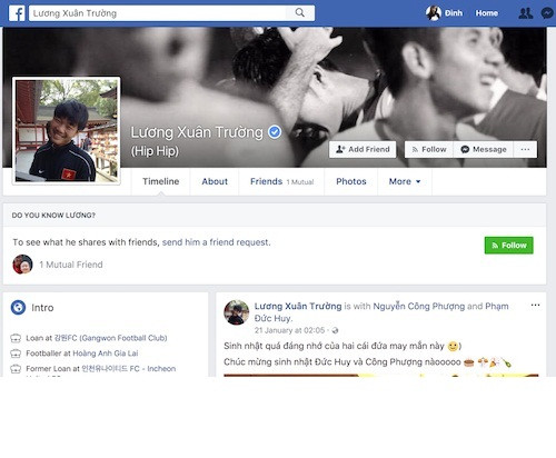 Thông tin này nhanh chóng được lan truyền, kéo theo lượng theo dõi "khủng" đổ về tài khoản mạng xã hội của các cầu thủ U23 Việt Nam.