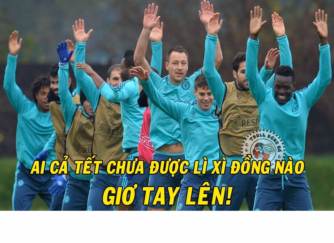 Rất nhiều bạn trẻ trong năm mới rơi vào hoàn cảnh giống các cầu thủ Chelsea khi không nhận được tiền lì xì từ họ hàng hay bạn bè.