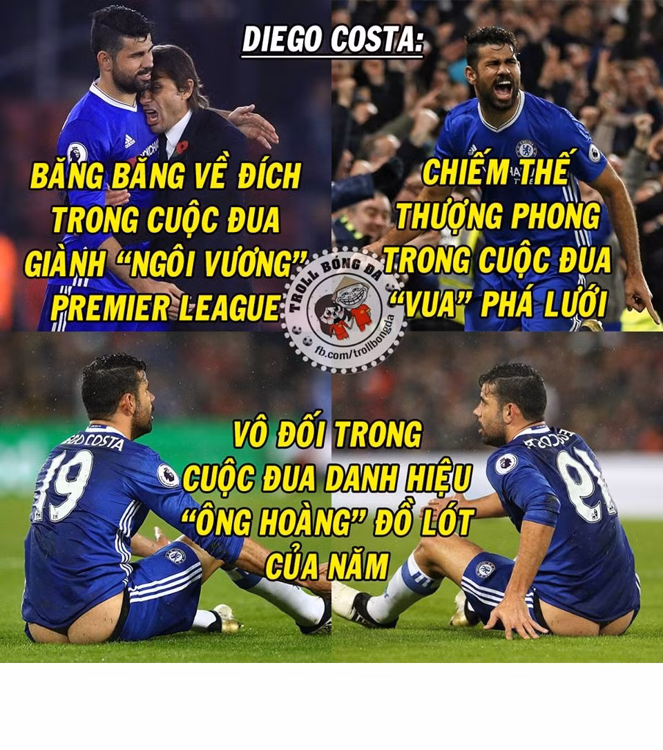 Costa trở thành "ông hoàng" đồ lót của năm mới với thời trang quá bá đạo.