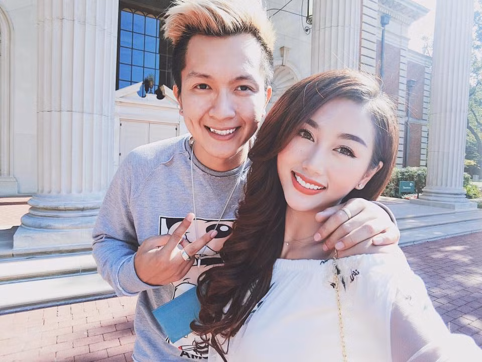 Cặp đôi Quỳnh Nhi và T.T thường xuyên check-in tại những địa điểm du lịch sang chảnh khiến nhiều người phải ghen tỵ. Ảnh trong bài: Facebook T.T.