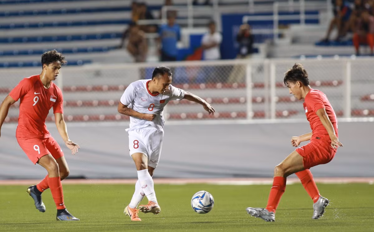 “Don ha” Singapore, U22 Viet Nam gieo sau cho Thai Lan tai SEA Game 30-Hinh-4