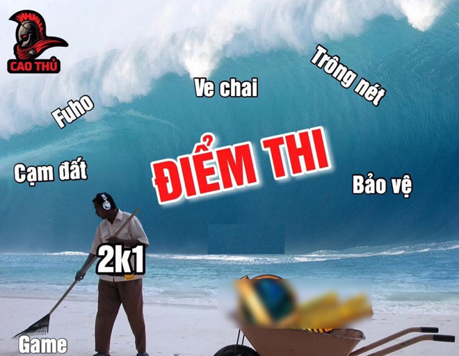 Không ít bạn trẻ sinh năm 2001 đã dự liệu trước nghề nghiệp trong tương lai nếu như bị "con sóng điểm thi" ngày mai "nhấn chìm".