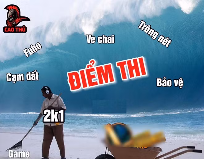 Không ít bạn trẻ sinh năm 2001 đã dự liệu trước nghề nghiệp trong tương lai nếu như bị "con sóng điểm thi" ngày mai "nhấn chìm".