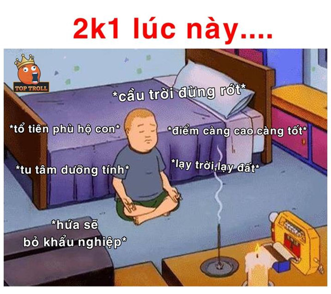 Trong khi nhiều người cố tìm cách để trấn an bản thân bình tĩnh chờ đợi kết quả, một số lại chọn cách buông xuôi, đến đâu thì đến.