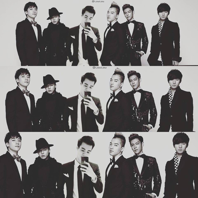 Phong cách thời trang chuẩn Hàn Quốc cùng màn chịu khó "diễn sâu" của Văn Toàn cũng hợp với concept của Big Bang, đó là nhận xét của nhiều người sau khi nhìn bức ảnh của chàng tiền đạo này khi đứng cạnh các thành viên nhóm nhạc Hàn Quốc.