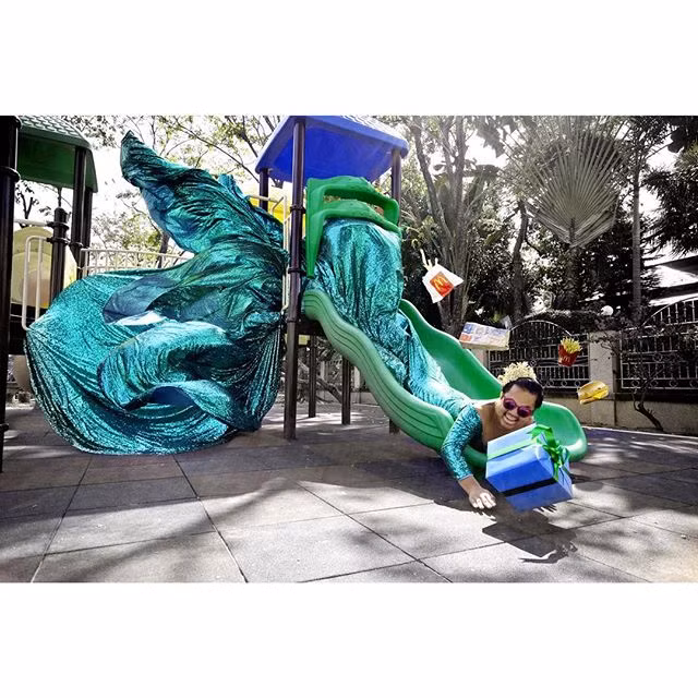 Chính bởi sự tự tin và gạt đi những lời nói quanh mình, Happy Panda đã cho đăng tải những bức ảnh bung lụa ngây ngất của mình.