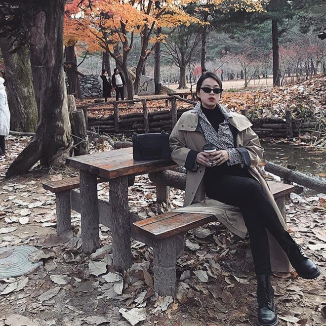 Không chỉ có gu ăn mặc cực chất, Hoài Thương còn sở hữu thân hình chuẩn.