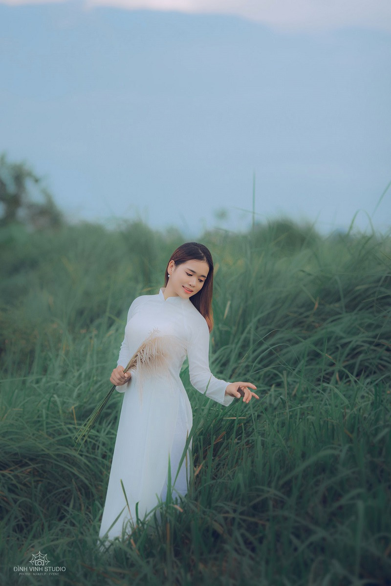 Tranh thủ thời gian cỏ lau mọc rộ, nhiều bạn trẻ tại xứ Nghệ đã tới đây để chụp ảnh check-in và khiến khung cảnh nơi đây khá nhộn nhịp.