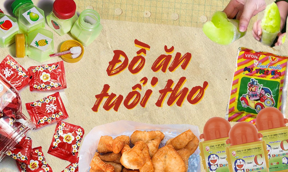 Sinh ra và lớn lên thuộc thế hệ 8X và 9X chắc hẳn trong mỗi người chúng ta sẽ không thể quên đi những món ăn đã làm nên tuổi thơ dữ dội của mình. Cũng chỉ từ những đồ ăn vặt đó một lần nữa xuất hiện và đem những bạn trẻ hoài niệm về những ngày xưa đi học về là lại được ông bà, bố mẹ đón và mua cho chút quà.
