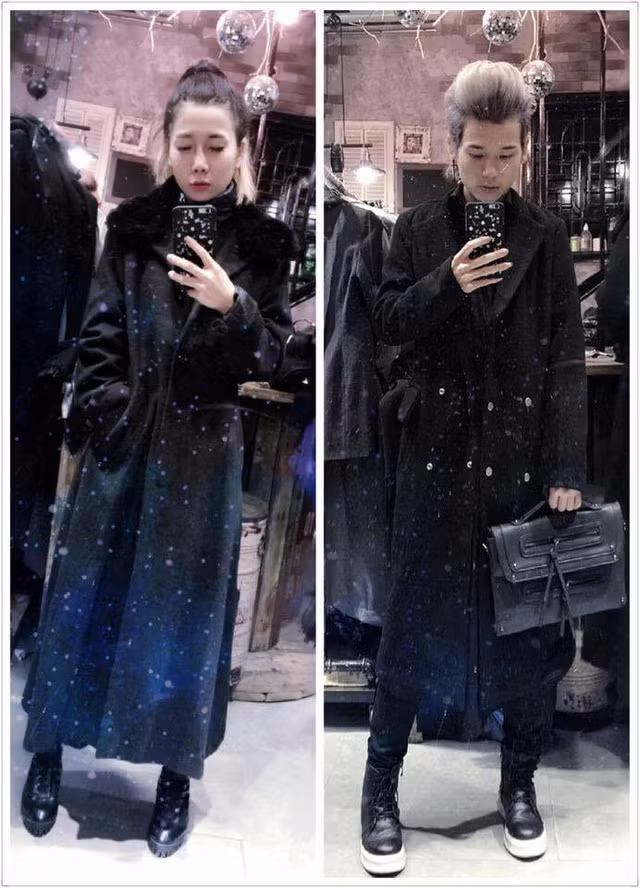 Chính bởi học khoa thiết kế thời trang nên cô nàng Hồng Nhung luôn là người đưa ra những "bộ cánh chất chơi" cho gia đình bá đạo này.