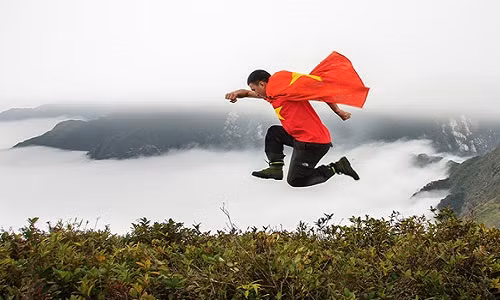 Khung cảnh đẹp như mơ ở Tây Bắc khiến nhiều phượt thủ thích thú (Ảnh: Đức Lê).