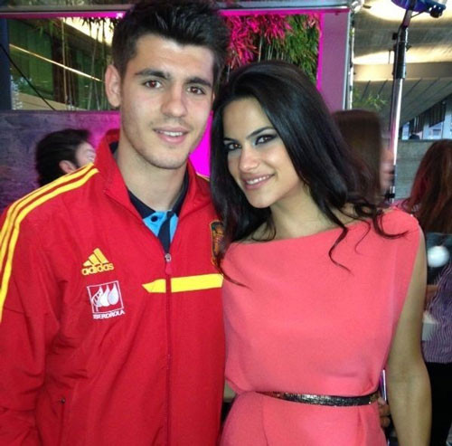 Alvaro Morata (Juventus) và Carla Garcia – Hoa hậu hoàn vũ Tây Ban Nha năm 2015.