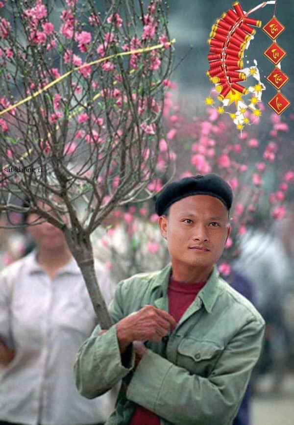 Trọng Hoàng bán đào chắc sẽ đắt hàng.