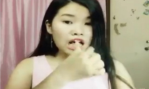 Kinh hai truoc canh co gai an son handmade