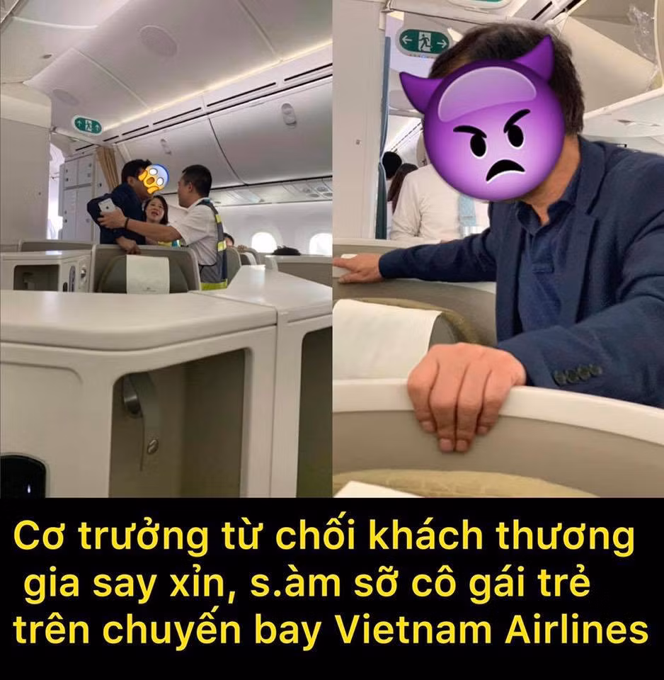 Hanh khach thuong gia sam so co gai tre tren may bay