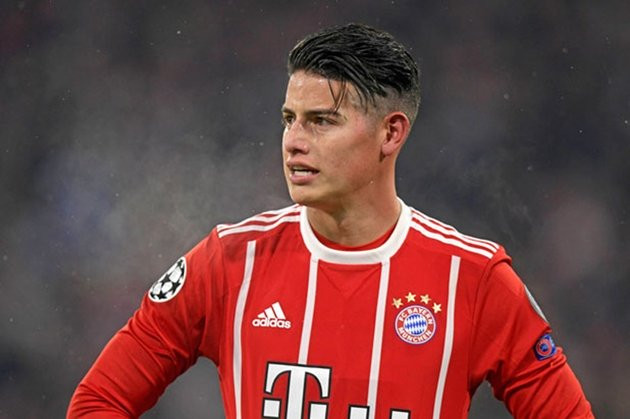 James Rodriguez sẽ không rời Bayern dù Real Madrid đã "thay tướng" và cơ hội ra sân trong màu áo của kền kền trắng là mở rộng với cầu thủ Colombia này.
