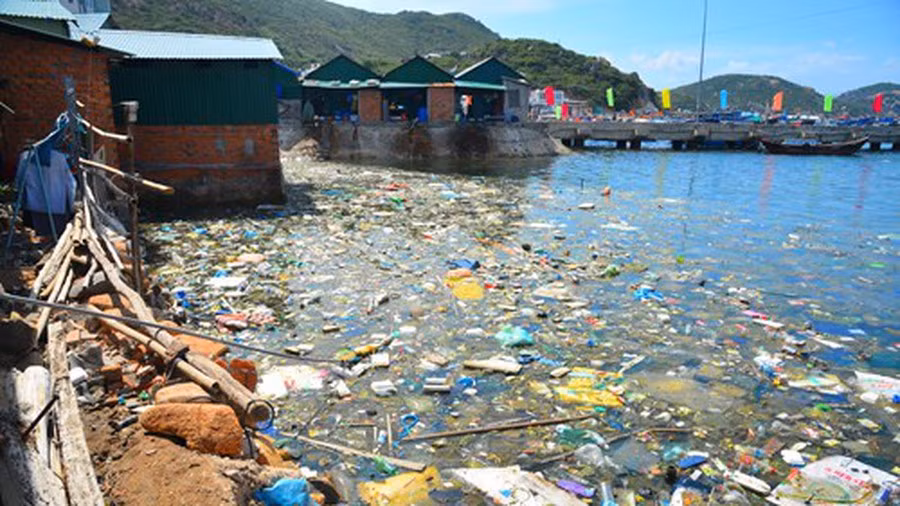 Chia sẻ dưới bức ảnh đảo Bình Ba ngập rác, nickname T.H viết: "Tiếc nuối thực sự, Bình Ba vốn đẹp với làn nước trong xanh. Nhìn những ảnh này quả thật thất vọng vì con người đang tự hủy hoại môi trường sống của mình".