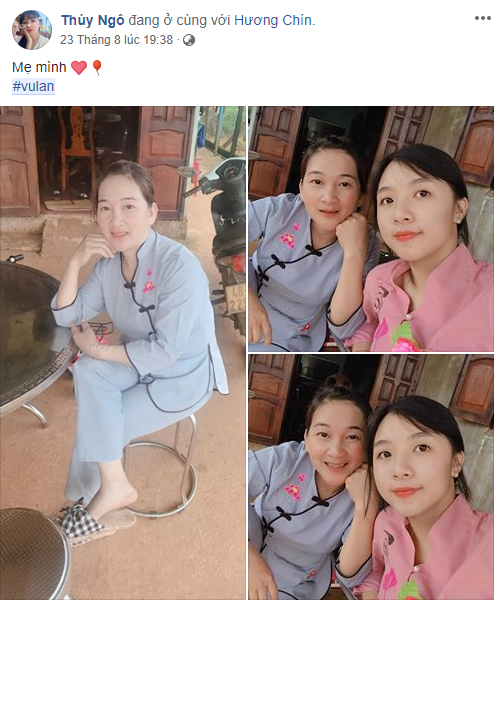 Tuy nhiên, do nhiều bạn trẻ từ trước tới nay luôn "bị" ngại trong việc bày tỏ tình cảm của mình với cha mẹ, nên họ đã chọn cách đăng ảnh của các đấng sinh thành lên mạng xã hội, kèm với đó là những lời tri ân chân thành trong mùa Vu Lan báo hiếu.