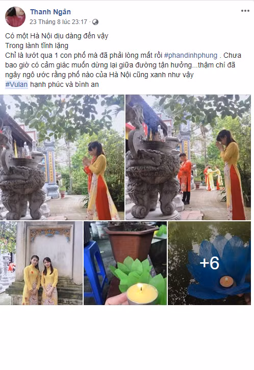 Cầu mong sức khỏe cho cha mẹ và cả gia đình là điều mà những người con muốn thể hiện mỗi khi mùa Vu Lan về.