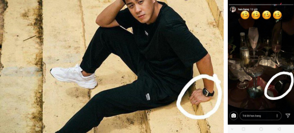 Hàng loạt bằng chứng cho việc Huyme - Hàn Hằng hẹn hò được dân mạng dẫn chứng bằng hình ảnh tương đồng trên trang cá nhân của chàng vlogger đời đầu.