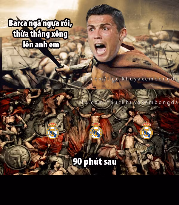 Chứng kiến Barca ngã ngựa Cris Ronaldo và Real Madrid thừa thắng xông lên nhưng sau 90 phút trận đấu với Villarreal thì cái kết hoàn toàn bất ngờ.